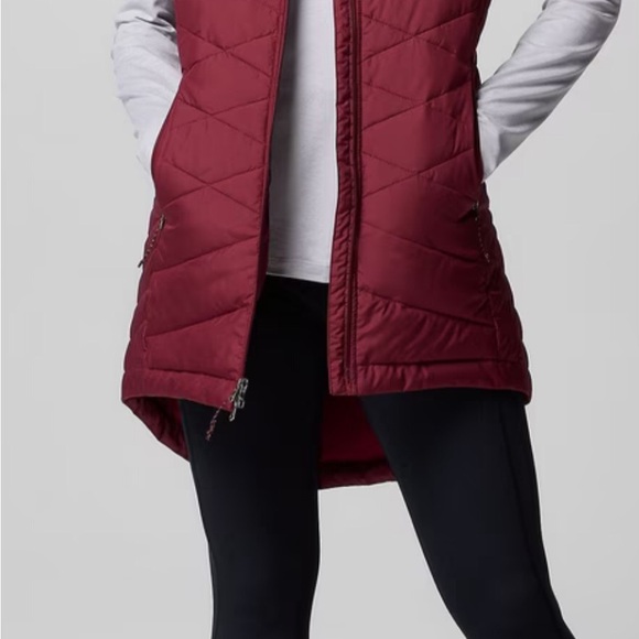 Columbia Women's Brown Quilted Vest - Picture 4 of 4